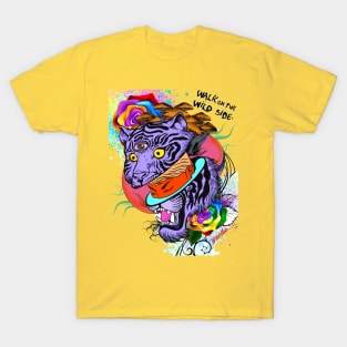 Walk on the wildside psychedelic T-Shirt